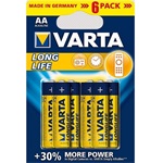 Varta Longlife AA (R6) alkáli elem 6db blister