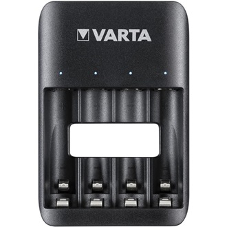 Varta USB Quattro AA/AAA NiMH akkumulátor töltő fekete + 4x AA 2100mAh battery