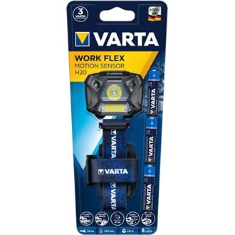 Varta Work Flex Motion H20 szenzoros LED fejlámpa