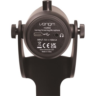 Venom LED Streaming Microphone gaming mikrofon fekete