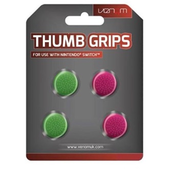 Venom Thumb Grips (4x) Nintendo Switch kontrollerhez rózsaszín-zöld