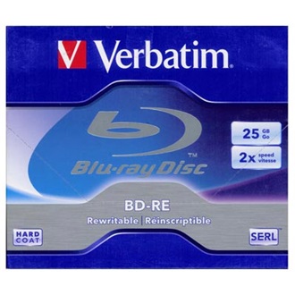 Verbatim BD-RE újraírható Blu-ray lemez 25GB normál tok