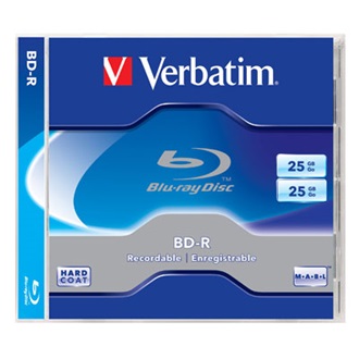 VERBATIM BD-R írható Blu-Ray lemez 25GB normál tok