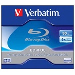 Verbatim BD-R írható két rétegű Blu-Ray lemez 50GB nyomtatható normál tok
