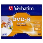 Verbatim DVD-R írható DVD lemez 4,7GB matt nyomtatható normál tok