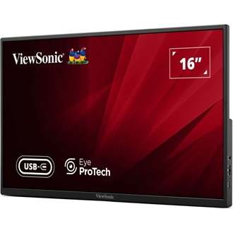 ViewSonic VA1650 15.6" IPS LED hordozható monitor fekete