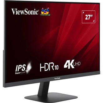 ViewSonic VA2708-4K-HD 27" IPS LED monitor fekete