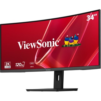 ViewSonic VA3420C-2 34" ívelt VA LED monitor fekete 120Hz