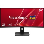 ViewSonic VA3420C-2 34" ívelt VA LED monitor fekete 120Hz