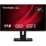 ViewSonic VG2756-2K 27" IPS LED monitor fekete