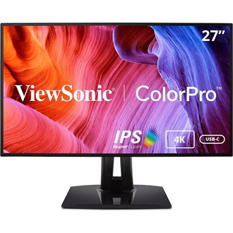 ViewSonic VP2768a-4K 27" IPS LED monitor fekete