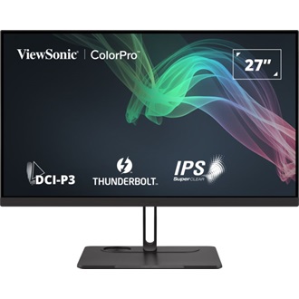 ViewSonic VP2776T-4K 27" IPS LED monitor fekete