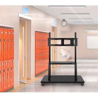 ViewSonic ViewBoard Rolling Trolley Cart Stand 55"-98" monitor gurulós tartó állvány fekete