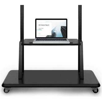 ViewSonic ViewBoard Rolling Trolley Cart Stand 55"-98" monitor gurulós tartó állvány fekete