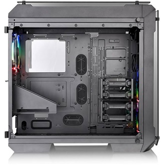 Thermaltake View 71 Tempered Glass RGB Edition táp nélküli ablakos Full Tower számítógépház fekete