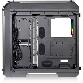 Thermaltake View 71 Tempered Glass RGB Edition táp nélküli ablakos Full Tower számítógépház fekete