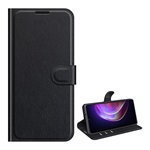 Vivo V21 5G Gigapack tok álló, bőr hatású FLIP, prémium, FEKETE