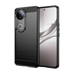 Vivo V50 GIGAPACK Szilikon telefonvédő ütésállóság, karbon minta, FEKETE