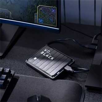 Western Digital WD_BLACK P10 Game Drive 6TB USB-A 3.2 Gen1 3,5" külső HDD fekete