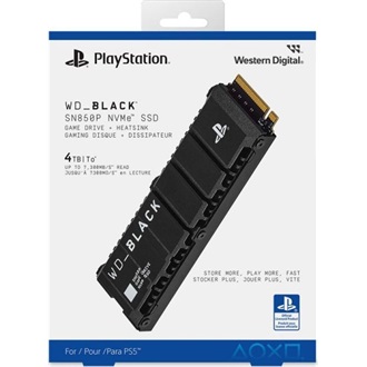 Western Digital WD_BLACK SN850P for PlayStation 5 1TB PCIe x4 (4.0) M.2 2280 SSD fekete