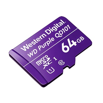 Western Digital 64GB Purple QD101 Class 10 UHS-1 microSDXC memóriakártya