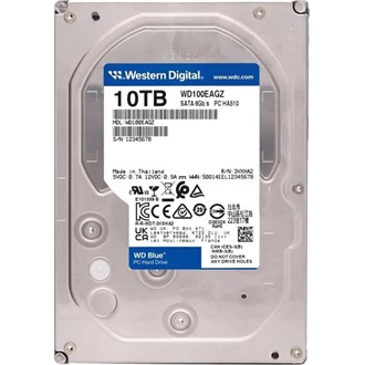 Western Digital Blue 10TB 7200rpm 512MB 3,5" HDD