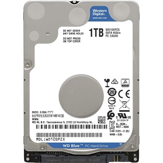 Western Digital Blue Mobile 1TB 5400rpm 128MB SATA3 2,5" HDD