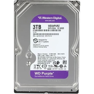 Western Digital Caviar Purple 3TB 5400rpm 128MB SATA3 3,5" HDD