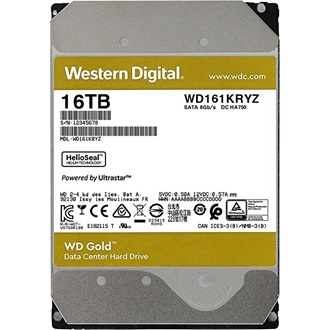 Western Digital Gold 16TB 7200rpm 512MB SATA3 3,5" HDD