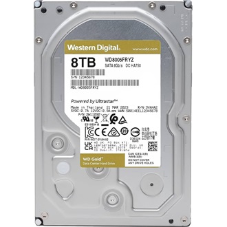 Western Digital Gold 8TB 7200rpm 256MB SATA3 3,5" HDD
