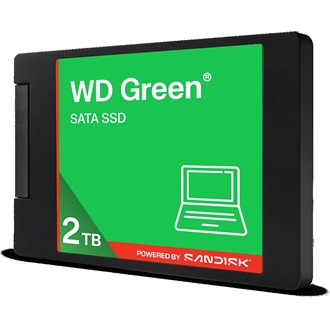 Western Digital Green 2TB SATA3 2,5" SSD fekete
