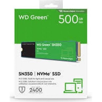 Western Digital Green SN350 500GB PCIe x4 (3.0) NVMe M.2 2280 SSD zöld