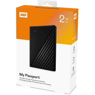 Western Digital My Passport 2TB USB3.0 2,5" külső HDD fekete