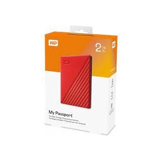 Western Digital My Passport 2TB USB3.2 Gen1 A 2,5" külső HDD piros