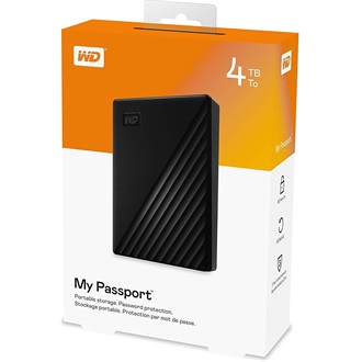 Western Digital My Passport 4TB USB-A 3.2 Gen1 2,5" külső HDD fekete