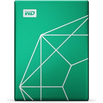 Western Digital My Passport Ultra 2TB USB-A/C 3.2 Gen1 2,5" külső SSD zöld-fehér (20th Anniversary Edition)