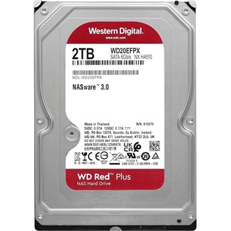 Western Digital Red Plus 2TB 5400rpm 64MB SATA3 3,5" HDD