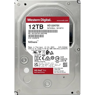 Western Digital Red Pro 12TB 7200rpm 512MB SATA3 3,5" HDD