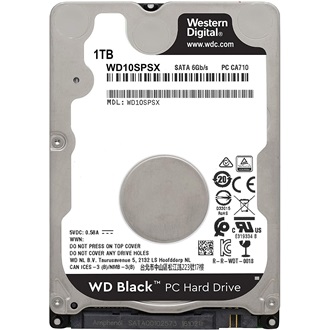 Western Digital BLACK Performance Mobile 1TB 7200rpm 64MB SATA3 2,5" HDD