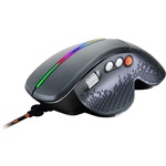 Wired High-end Gaming Mouse with 6 programmable buttons, sunplus optical sensor, 6 levels of DPI and up to 6400, 2 milli