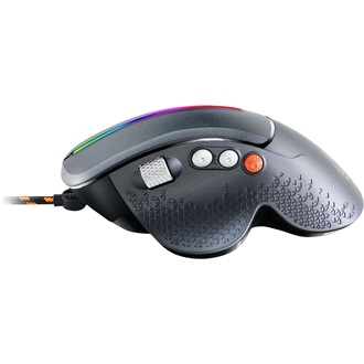 Wired High-end Gaming Mouse with 6 programmable buttons, sunplus optical sensor, 6 levels of DPI and up to 6400, 2 milli