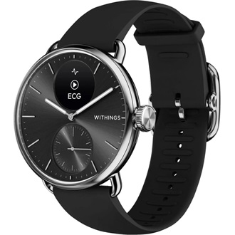 Withings HWA10-model 1 ScanWatch 2 38mm fekete okosóra