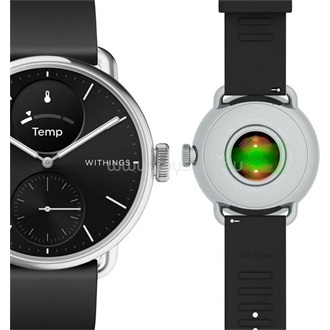 Withings HWA10-model 1 ScanWatch 2 38mm fekete okosóra