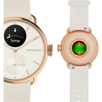 Withings HWA10-model 3 ScanWatch 2 38mm arany okosóra
