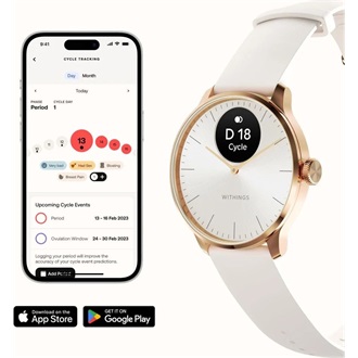 Withings HWA11-model 1 ScanWatch Light 37mm rózsaarany sand okosóra
