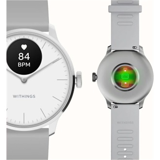 Withings HWA11-model 3 ScanWatch Light 37mm fehér okosóra