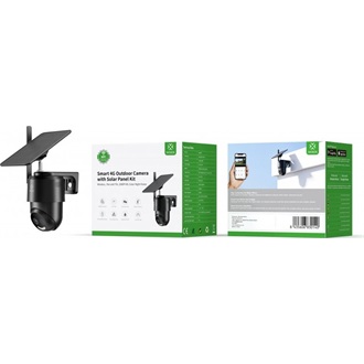 Woox R4250 Dome smart home kültéri IP kamera + napelem 4G/LTE 9000mAh IP65