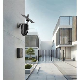 Woox R4250 Dome smart home kültéri IP kamera + napelem 4G/LTE 9000mAh IP65