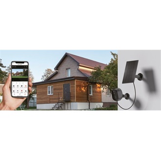 Woox R4253 Wi-Fi Bluetooth smart home kültéri IP kamera + napelem IP65