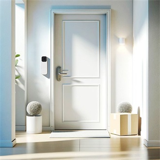 Woox R4331 Wi-Fi Bluetooth smart home kaputelefon-kapucsengő 5200mAh IP65